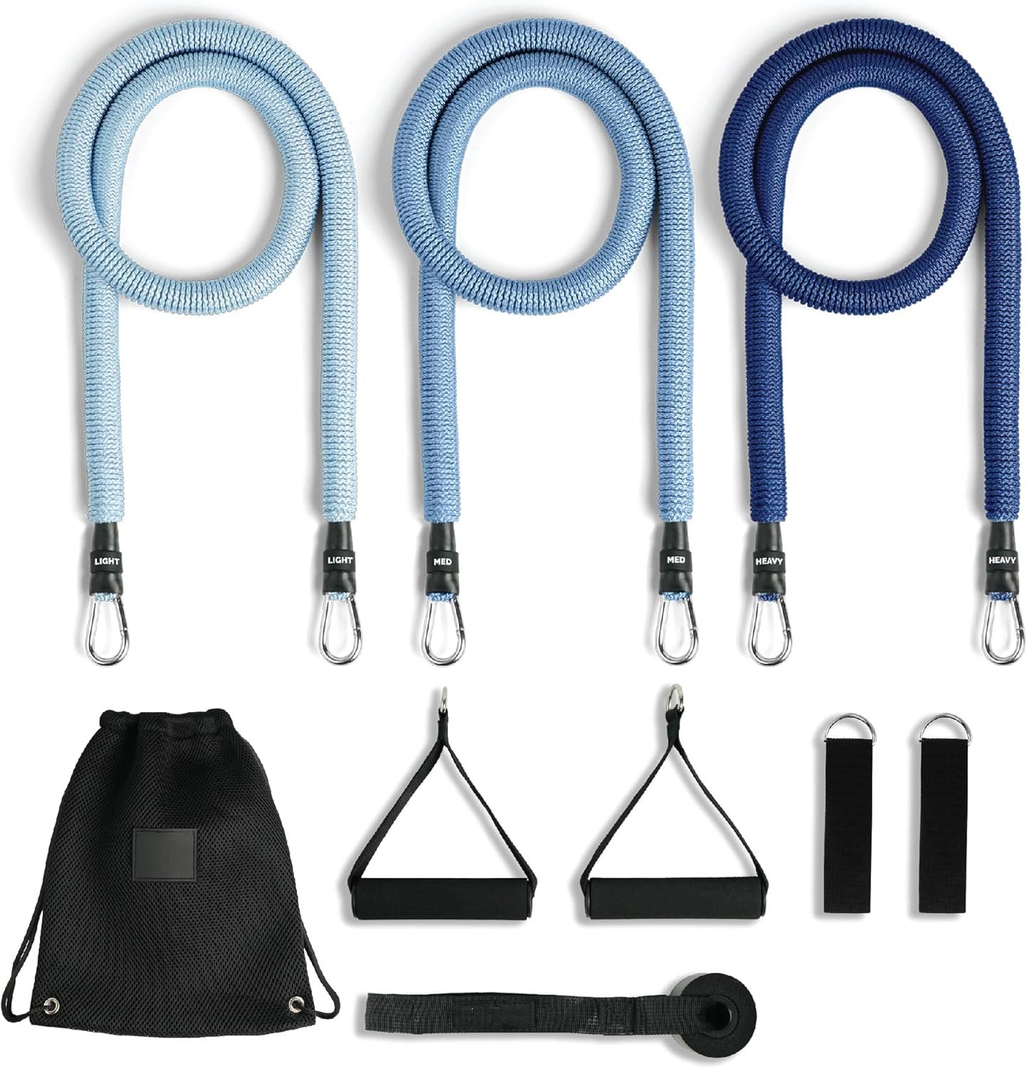 Latex TPE pull up exercise resistance tube sets