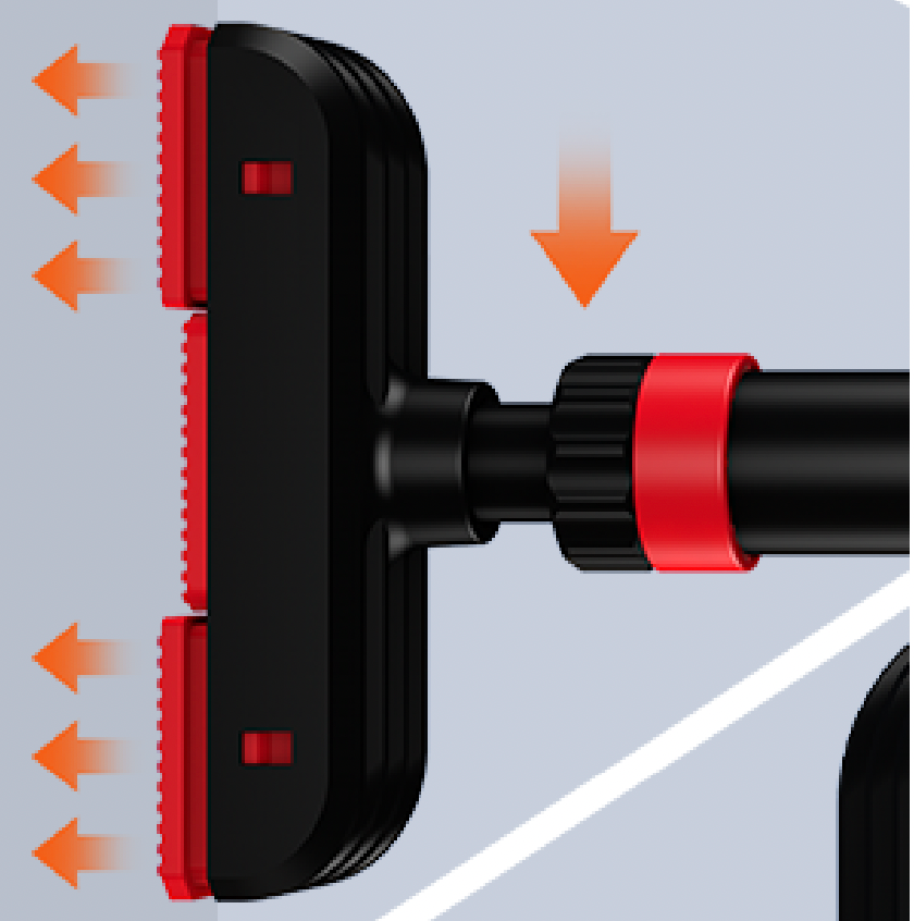 Telescopic Door Pull Up Bar Without Screws - Image 2