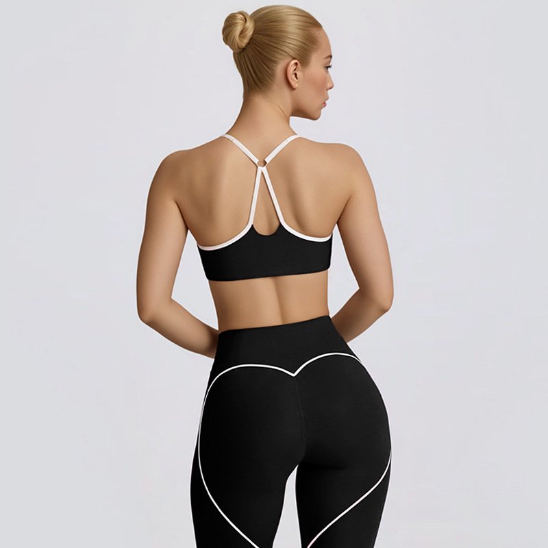 Twist Back Piping Bra